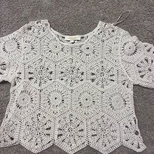 cream color top, good as a cover up. worn once